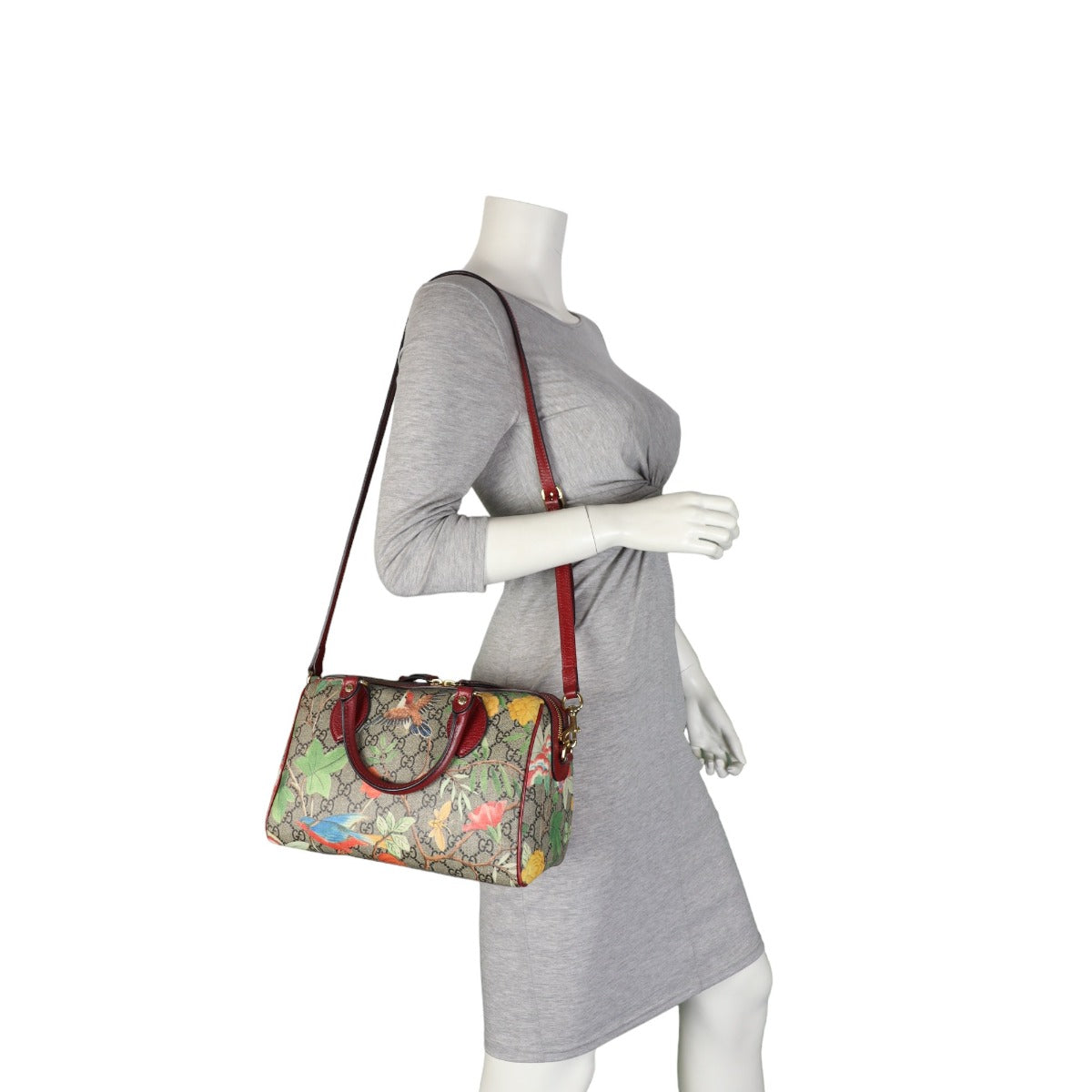 Gucci GG Supreme Tian Boston Bag Small