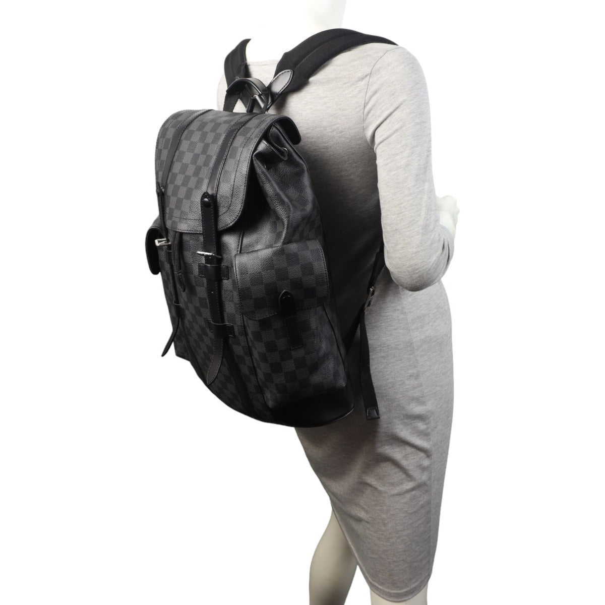 Louis Vuitton Christopher Backpack Damier Graphite