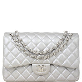 Chanel Classic Double Flap Jumbo | Silver