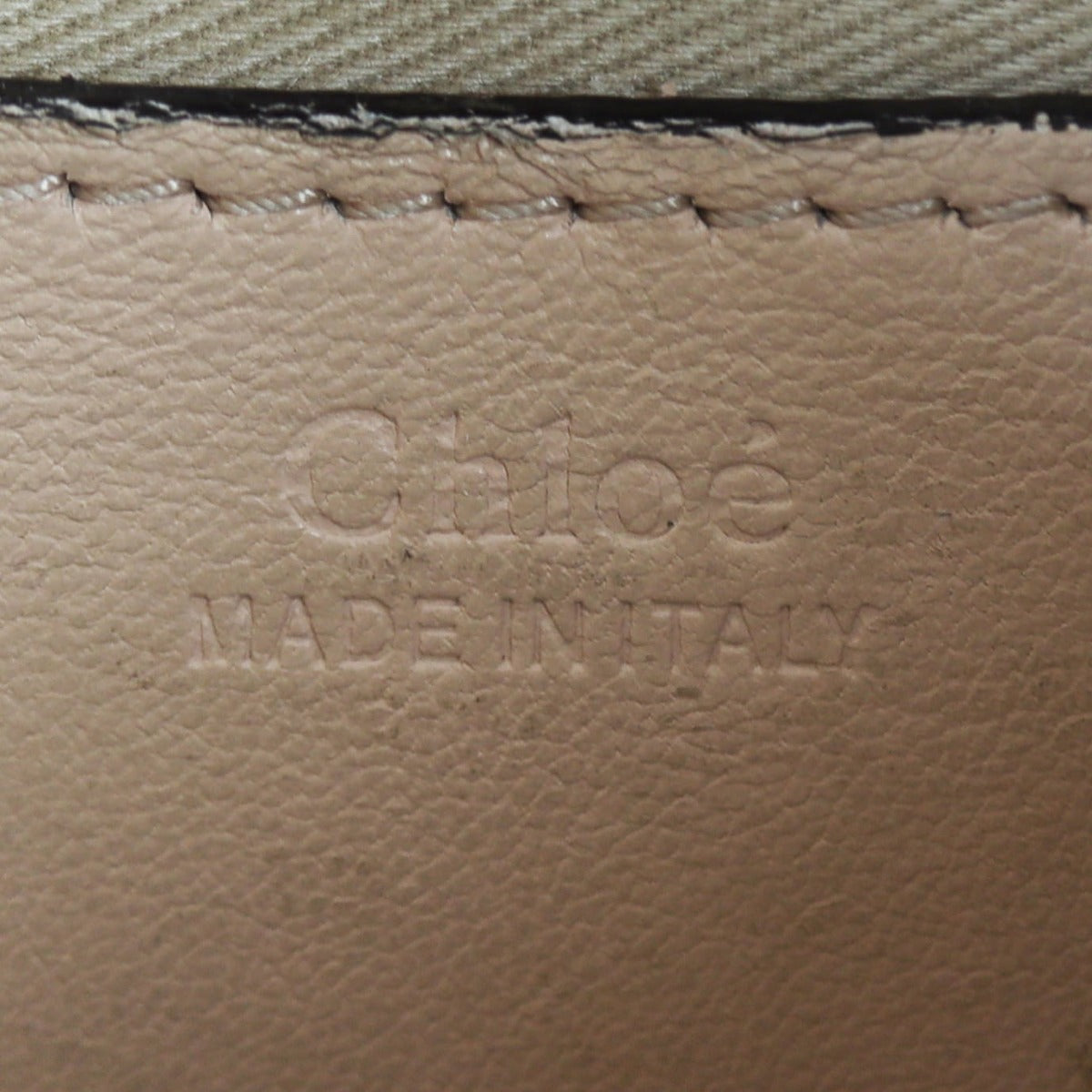 Chloe Tess Small Croc-Embossed Interior Stamp