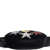 Gucci GG Marmont Belt Bag Crystal Star Velvet