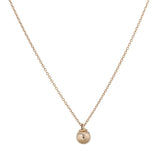 Tiffany & Co HardWear 8mm Ball Pendant 18k Rose Gold Necklace