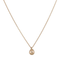 Tiffany & Co HardWear 8mm Ball Pendant 18k Rose Gold Necklace