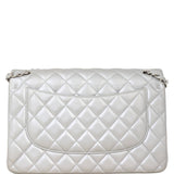 Chanel Classic Double Flap Jumbo | Silver