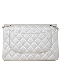 Chanel Classic Double Flap Jumbo | Silver