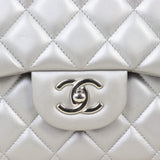 Chanel Classic Double Flap Jumbo | Silver