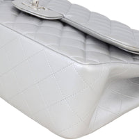 Chanel Classic Double Flap Jumbo | Silver