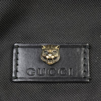 Gucci Techno Canvas Animalier Web Backpack