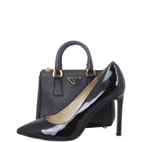 Prada Saffiano Lux Galleria Double Zip Tote Micro