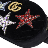 Gucci GG Marmont Belt Bag Crystal Star Velvet