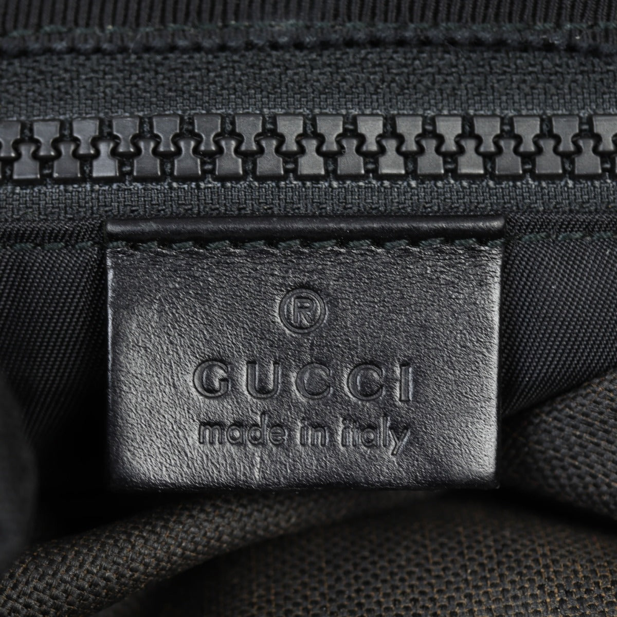 Gucci Techno Canvas Animalier Web Backpack