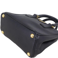 Prada Saffiano Lux Galleria Double Zip Tote Micro
