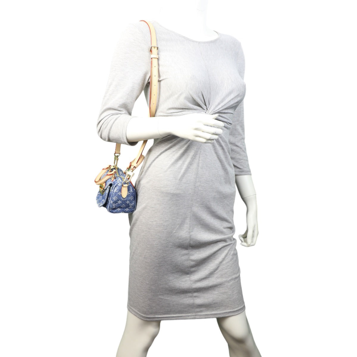 Louis Vuitton Nano Speedy Monogram Denim