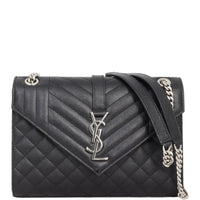 Saint Laurent Monogram Mix Matelasse Envelope Chain Bag Medium