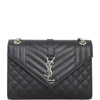 Saint Laurent Monogram Mix Matelasse Envelope Chain Bag Medium
