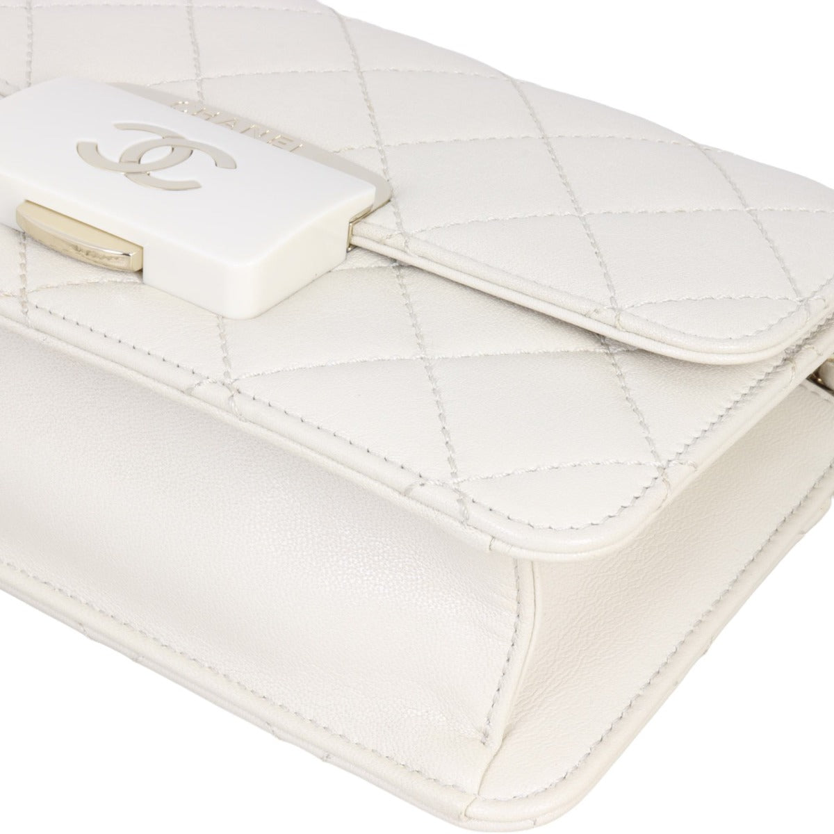 Chanel Beauty Lock Flap Bag Small | Stone