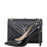 Saint Laurent Monogram Mix Matelasse Envelope Chain Bag Medium