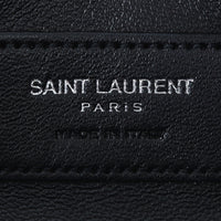 Saint Laurent Monogram Kate Clutch Croc-Embossed