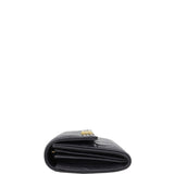 Chanel Boy Long Flap Wallet | Black Lambskin