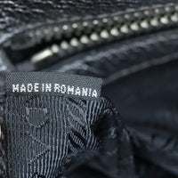Prada Vitello Daino Small Zip Tote Interior Stamp