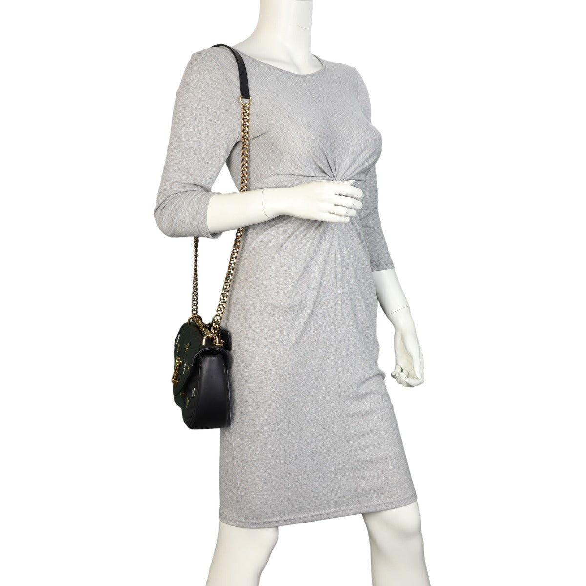 Louis Vuitton New Wave MM Chain Bag Love Lock