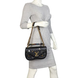 Louis Vuitton New Wave MM Chain Bag Love Lock