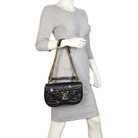 Louis Vuitton New Wave MM Chain Bag Love Lock