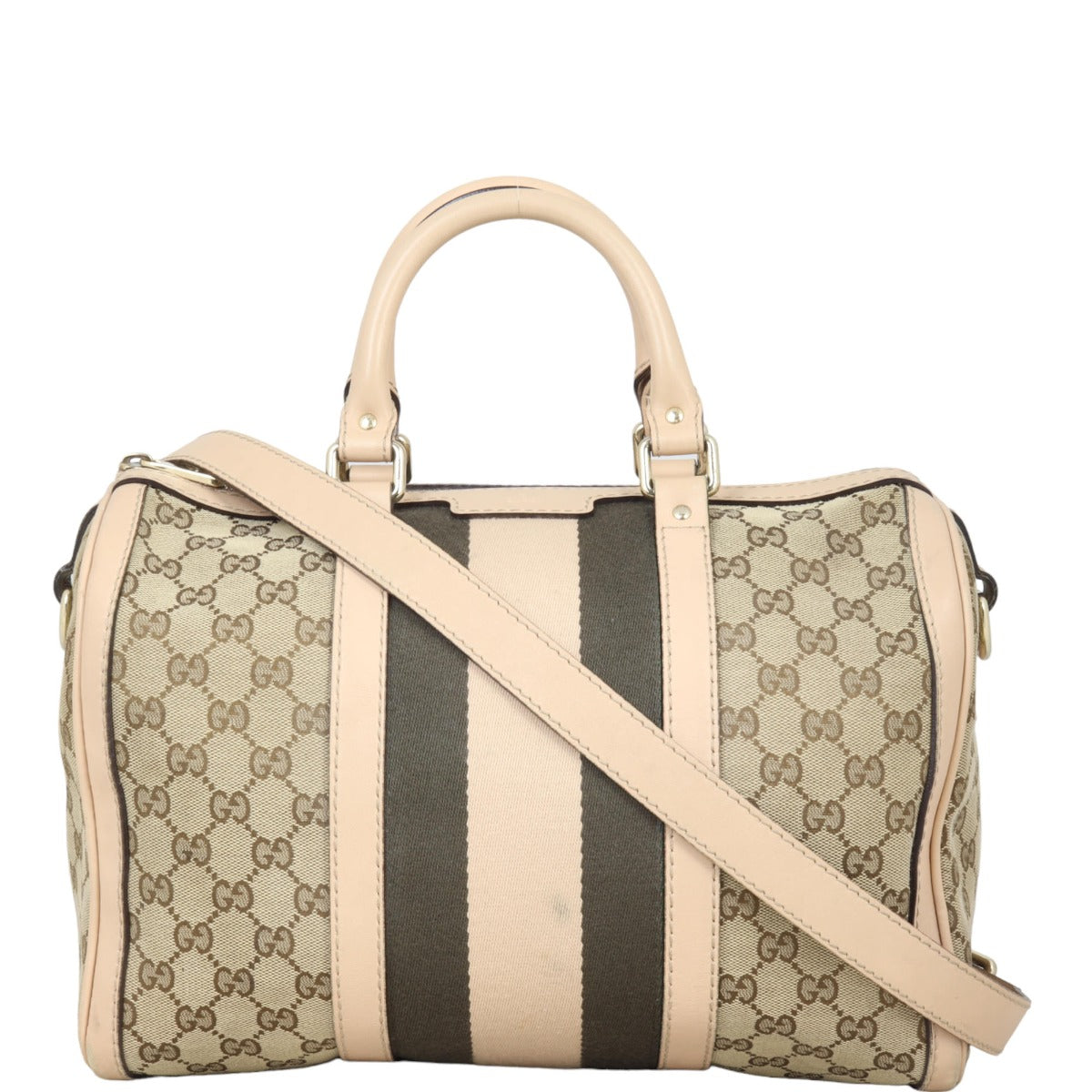 Gucci Vintage Web Original GG Boston Bag Medium