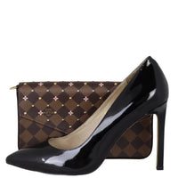 Louis Vuitton Pochette Felicie Damier Ebene Studded