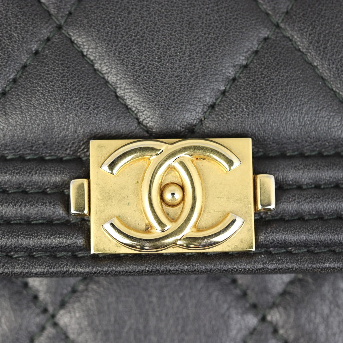 Chanel Boy Long Flap Wallet | Black Lambskin