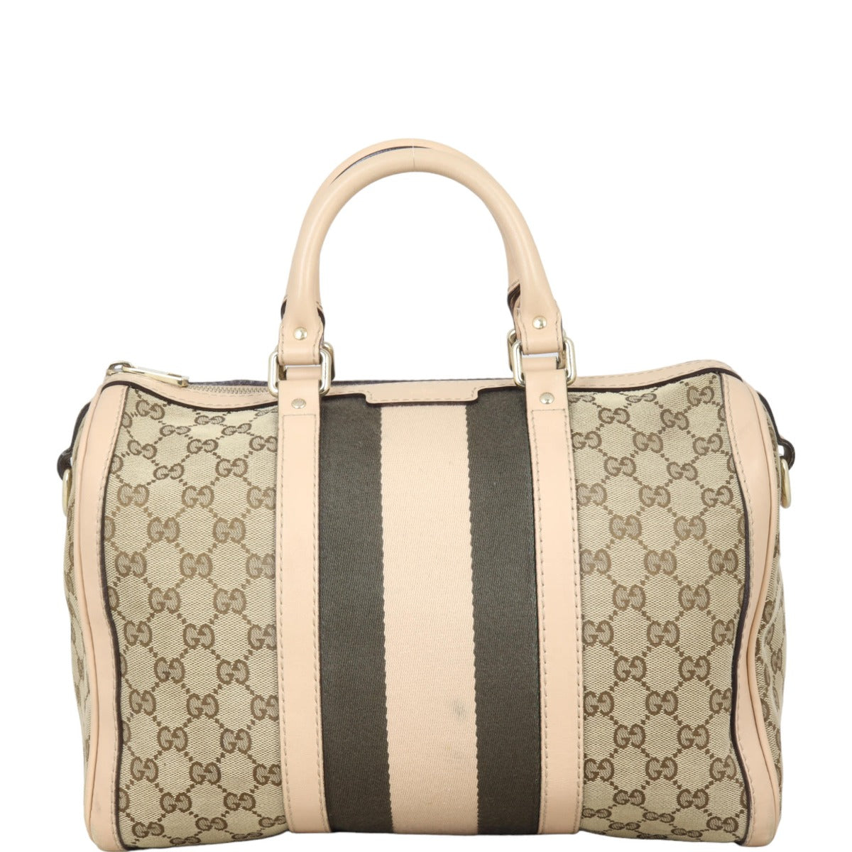 Gucci Vintage Web Original GG Boston Bag Medium