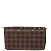 Louis Vuitton Pochette Felicie Damier Ebene Studded