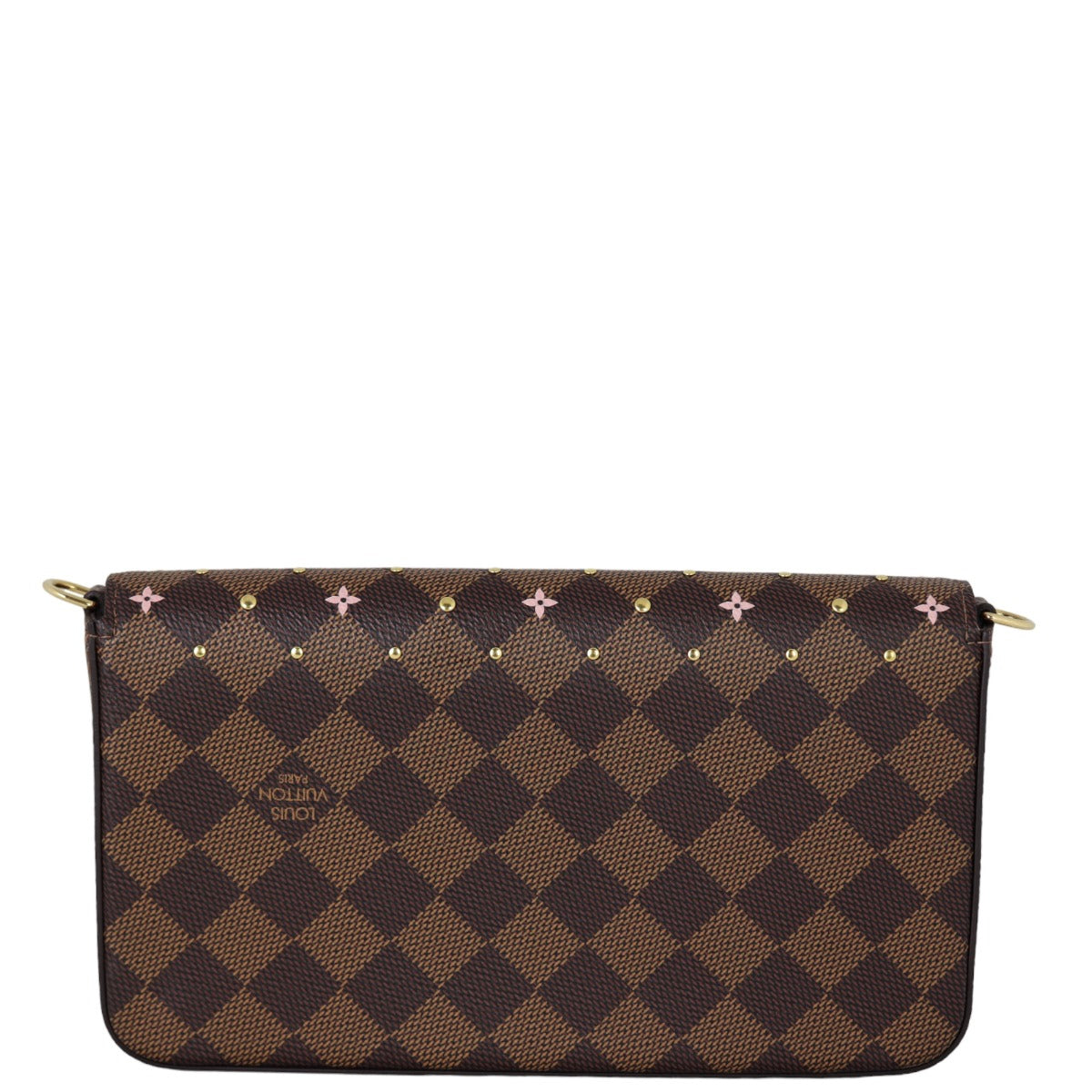 Louis Vuitton Pochette Felicie Damier Ebene Studded