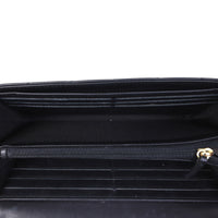 Chanel Boy Long Flap Wallet | Black Lambskin