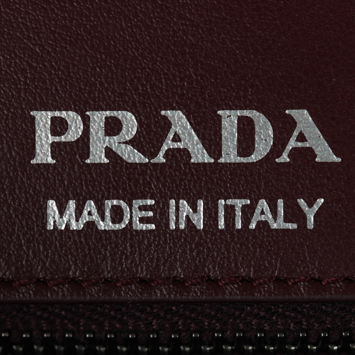 Prada Diagramme Shoulder Bag Large Interior Stamp