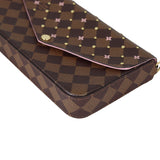 Louis Vuitton Pochette Felicie Damier Ebene Studded