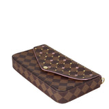 Louis Vuitton Pochette Felicie Damier Ebene Studded