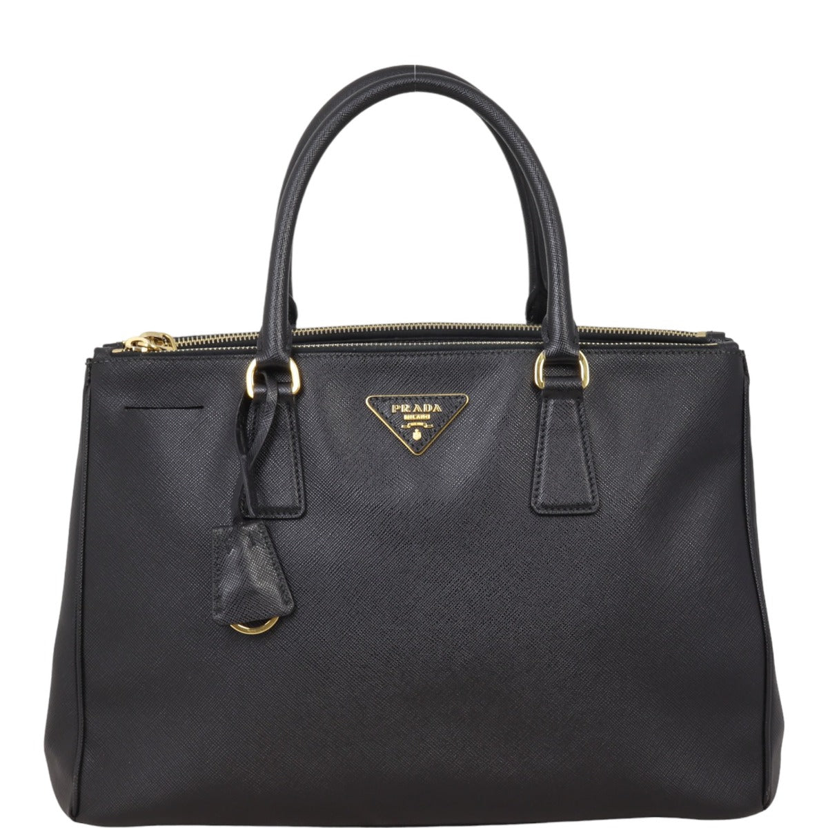 Prada Saffiano Lux Galleria Double Zip Tote Medium