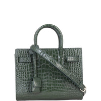 Saint Laurent Sac de Jour Nano Croc-Embossed