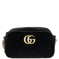 Gucci GG Marmont Velvet Small Camera Bag
