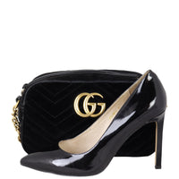 Gucci GG Marmont Velvet Small Camera Bag