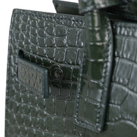 Saint Laurent Sac de Jour Nano Croc-Embossed