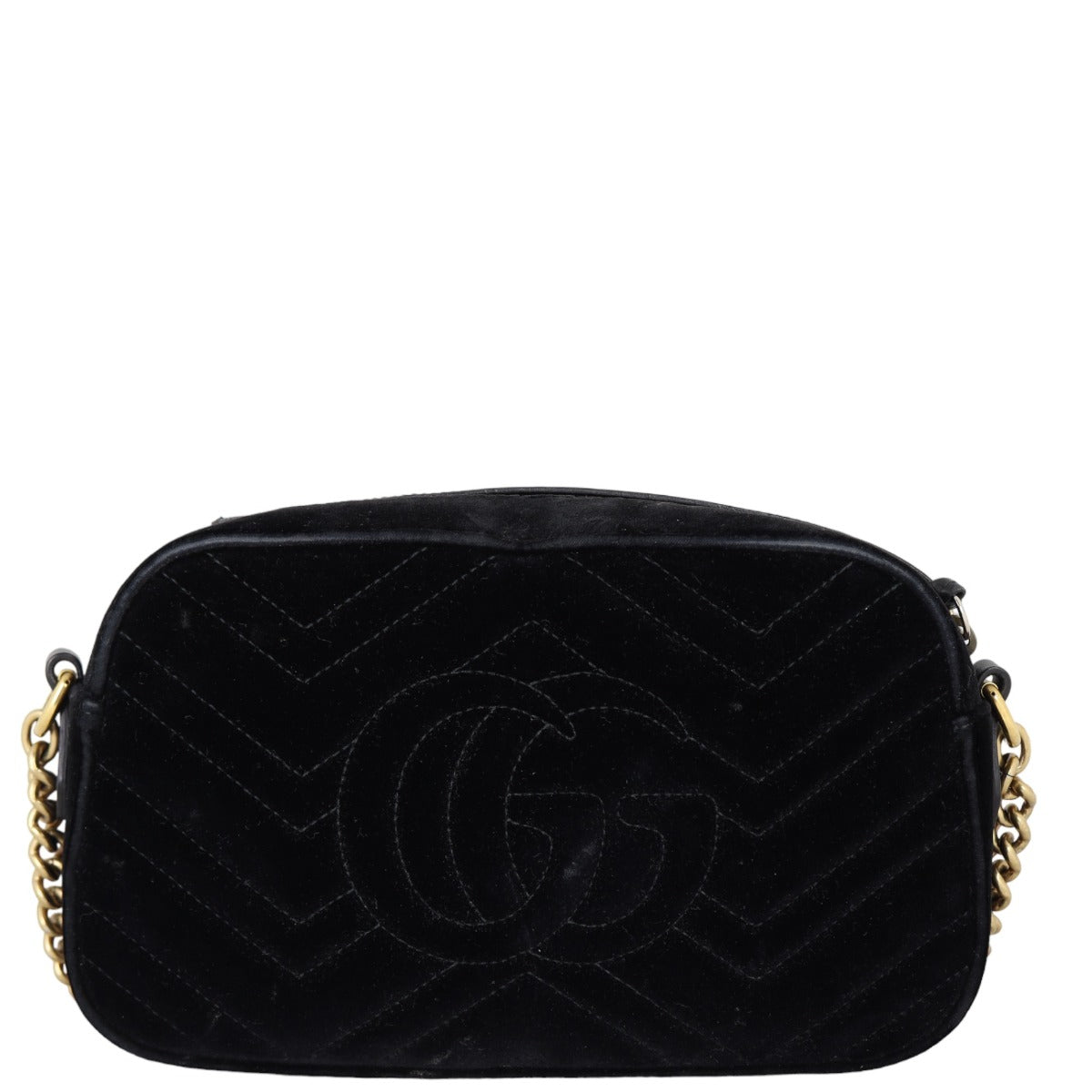 Gucci GG Marmont Velvet Small Camera Bag