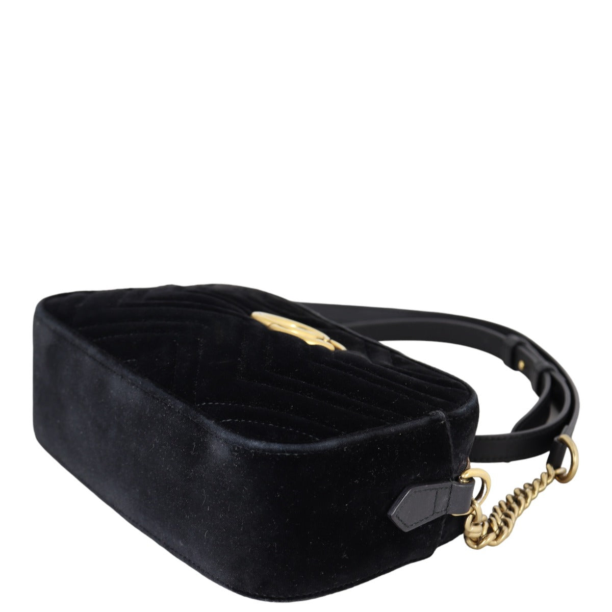 Gucci GG Marmont Velvet Small Camera Bag