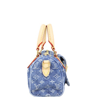 Louis Vuitton Nano Speedy Monogram Denim
