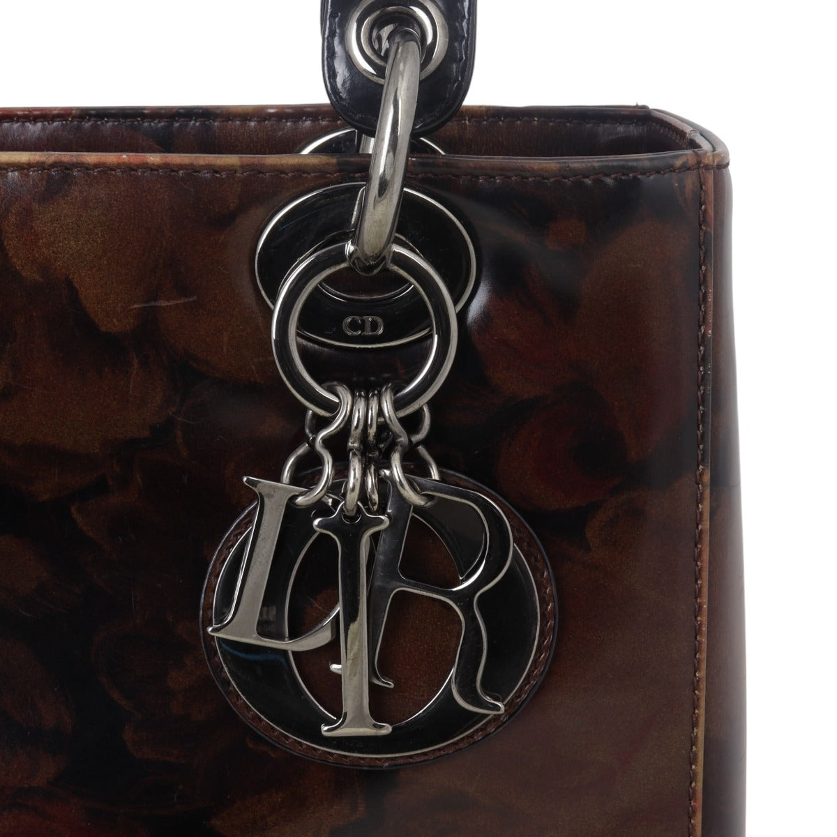 Dior Lady Dior Medium Printed Rose