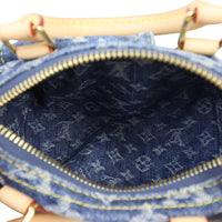 Louis Vuitton Nano Speedy Monogram Denim