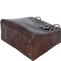 Dior Lady Dior Medium Printed Rose