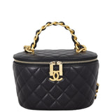 Chanel Top Handle Vanity Case with Chain
