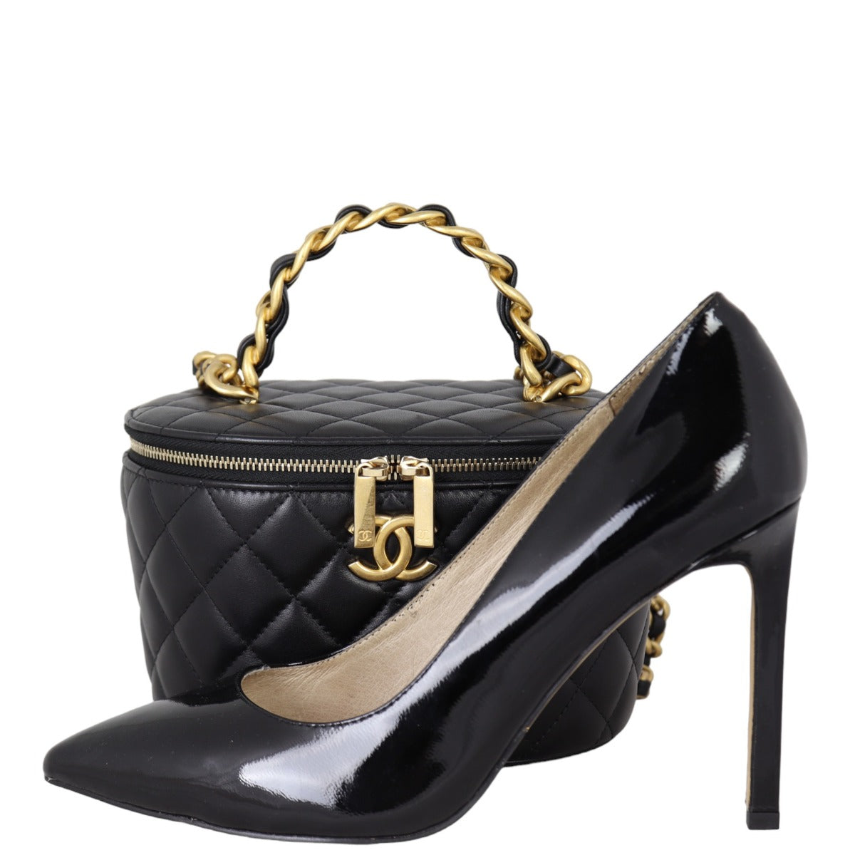 Chanel Top Handle Vanity Case with Chain